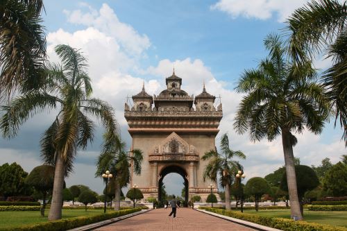 Patuxai à Vientiane